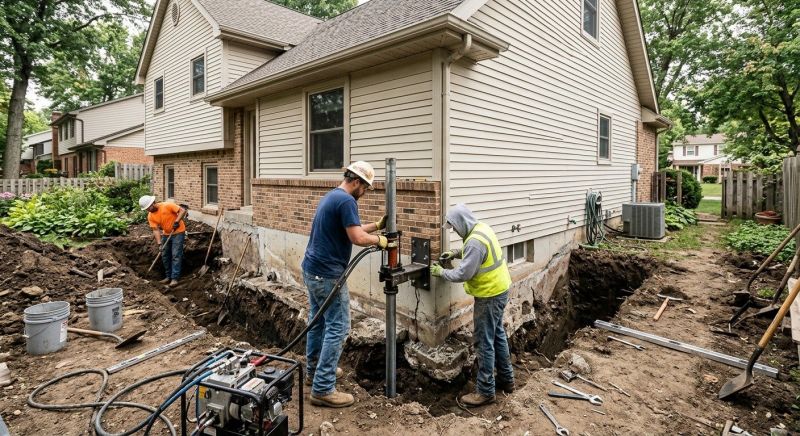House Foundation Repair in Chesterfield County, VA