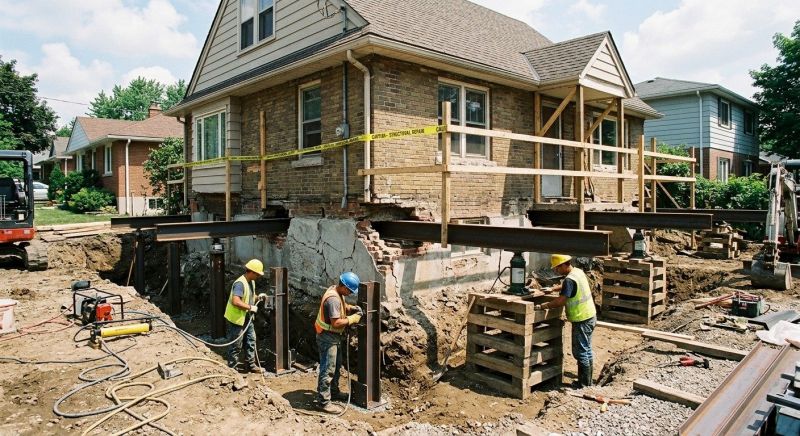 House Foundation Repair in Mechanicsville, VA