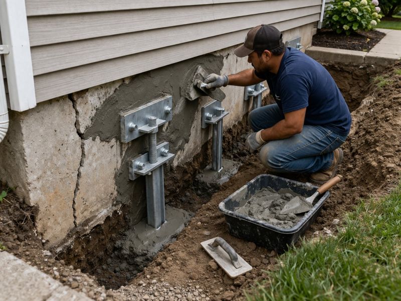 House Foundation Repair in Montpelier, VA
