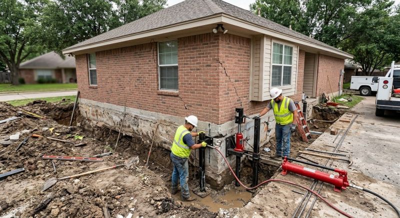 House Foundation Repair in Powhatan, VA