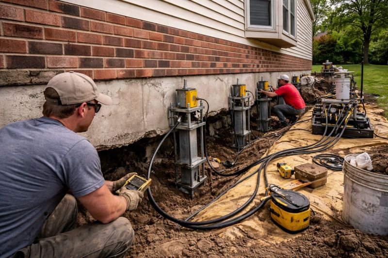 Settling Foundation Service in King William County, VA