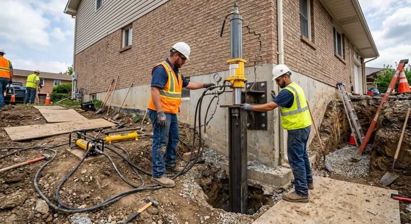 Settling Foundation Service in Moseley, VA