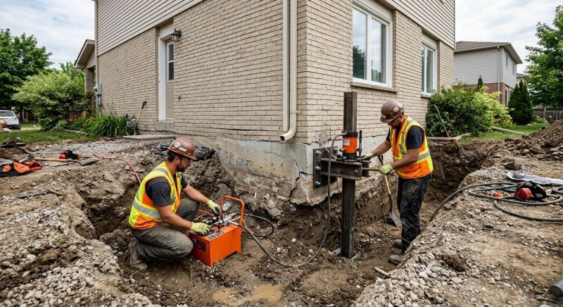 Sinking Foundation Lifting in Glen Allen, VA
