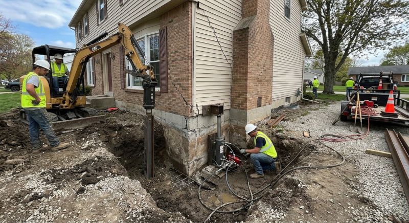 Sinking Foundation Repair in Glen Allen, VA