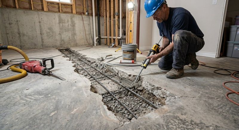 Slab Foundation Repair in Glen Allen, VA