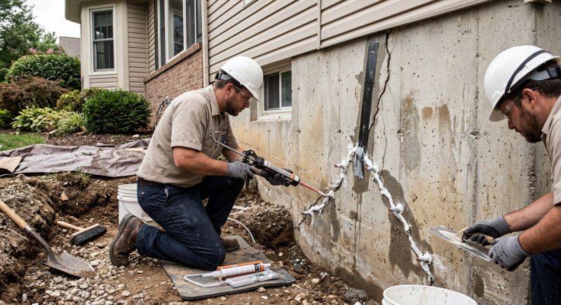 Structural Crack Repair in Glen Allen, VA