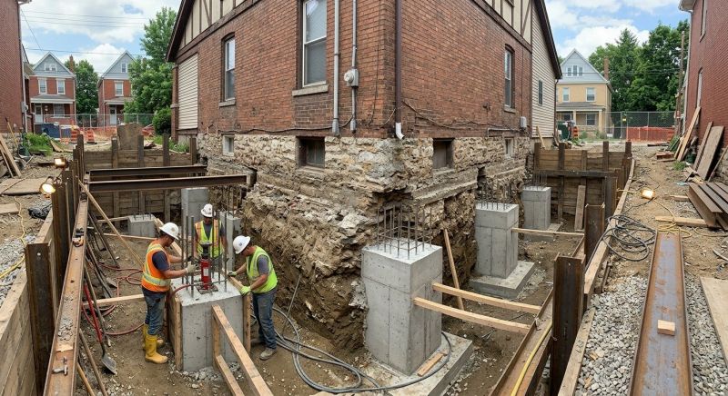 Structural Underpinning in Glen Allen, VA