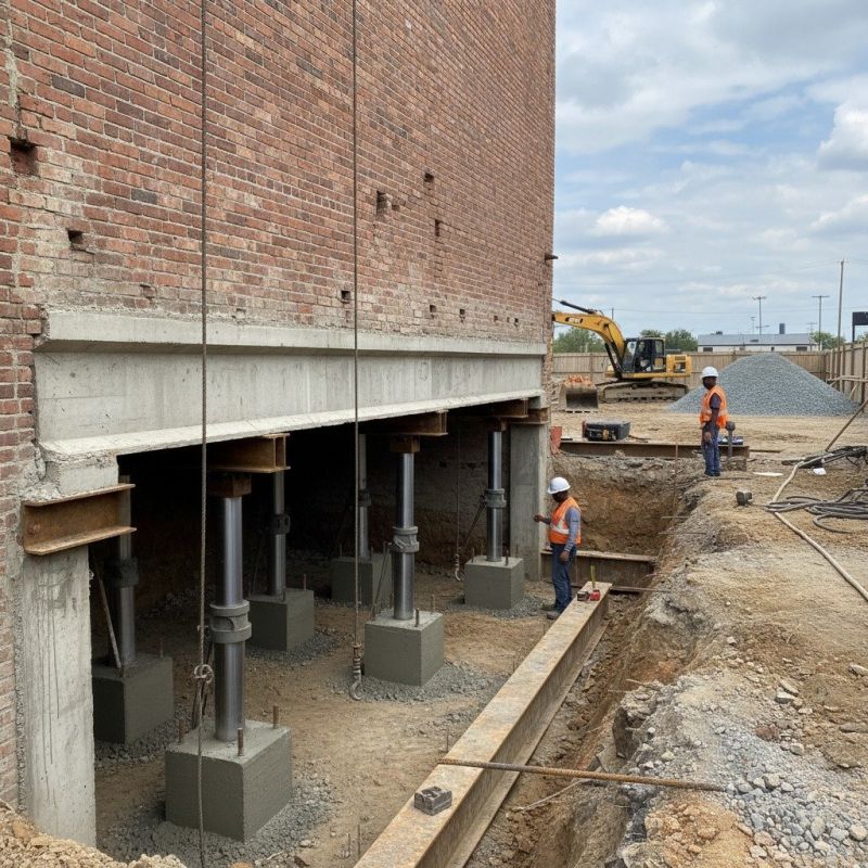Structural Underpinning in Glen Allen, VA
